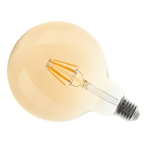 Лампа светодиодная LED 6W E27 COG WW G125 Amber 220V 32-496 фото