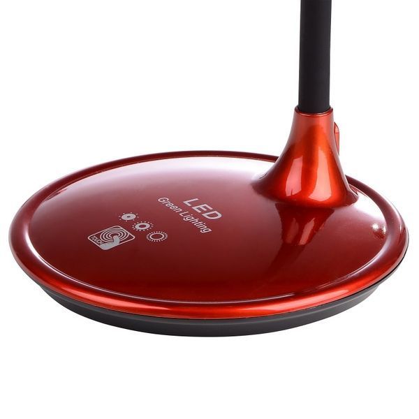 Настільна лампа на гнучкій ніжці сенсорна SL-66 5W RED 32-025 фото