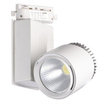 Світильник трековий поворотний LED 414/40W CW WH COB 32-075 фото