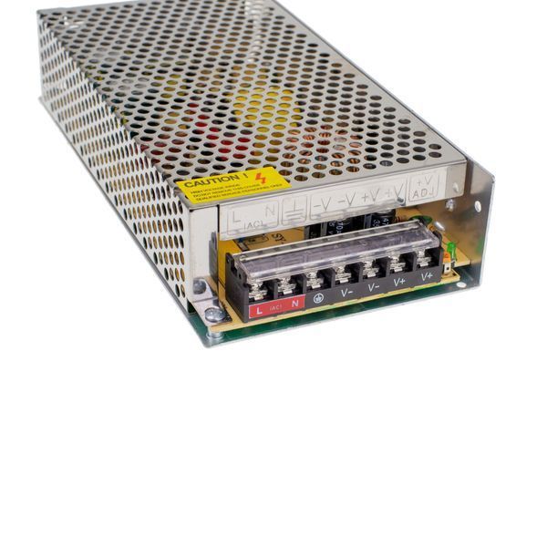 Блок живлення світлодіодний 6,3A DR-150W IP20 AC 170-264V DC 24V 6,3A 33-445 фото