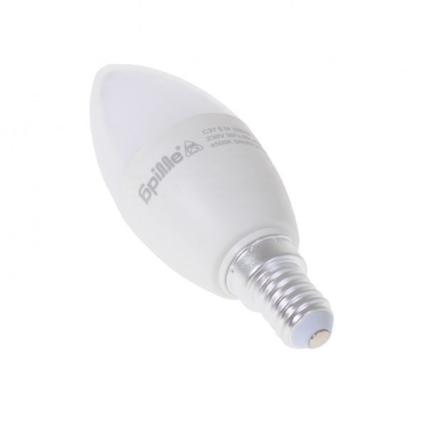 Лампа світлодіодна LED 8W E14 NW C37 220V 33-640 фото