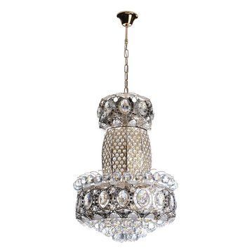 Люстра кришталева з підсвічуванням LED E14 40W Glass (BCL-607S/6) 22-508 фото