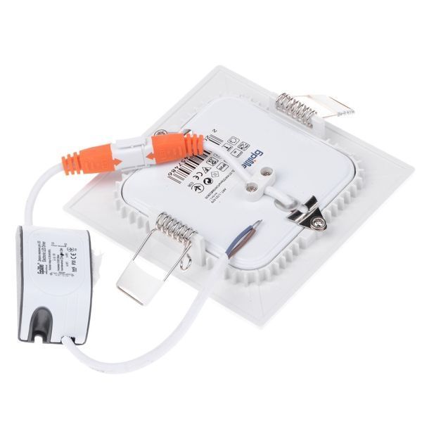 Світильник стельовий врізний світлодіодний LED-37/4W 20 pcs CW SMD2835 led L121-079 фото