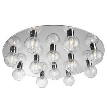 Люстра молекула стельова з підсвічуванням LED G9 40W CH (BL-659C/12) l118-005 фото