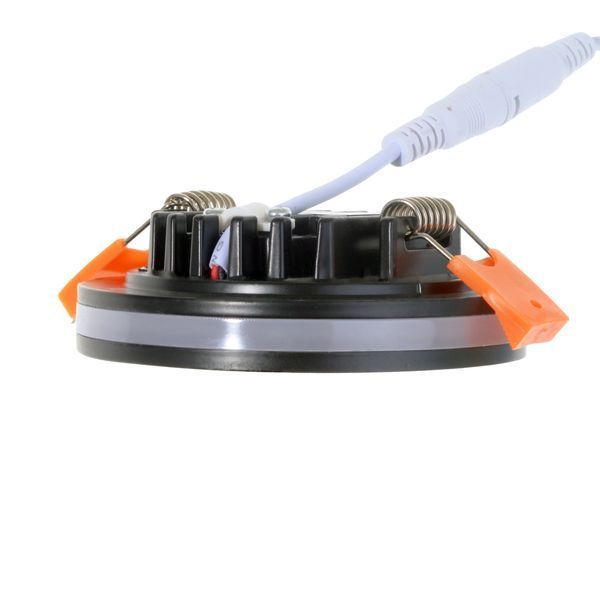 Світильник точковий для ванної HDL-DS 144 11W LED BK 36-134 фото