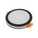 Світильник точковий для ванної HDL-DS 144 11W LED BK 36-134 фото 1