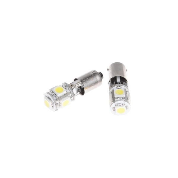 Лампа автомобільна світлодіодна LED BA9S CW 5 12V l65-004 фото