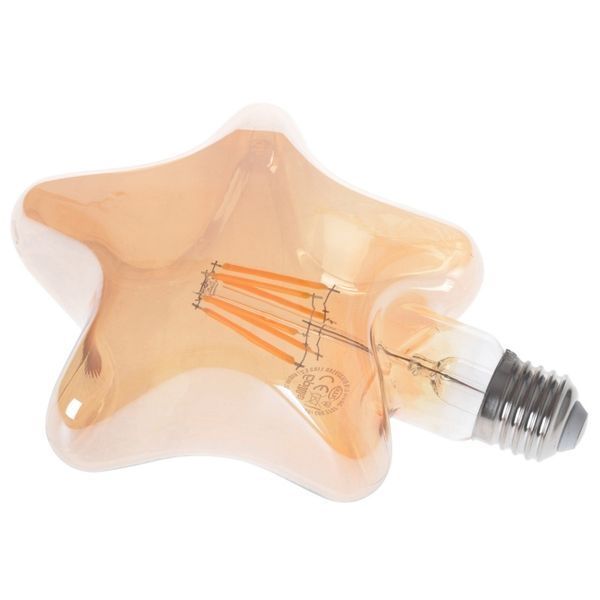 Лампа светодиодная LED 6W E27 COG WW L143 Amber 220V 32-870 фото
