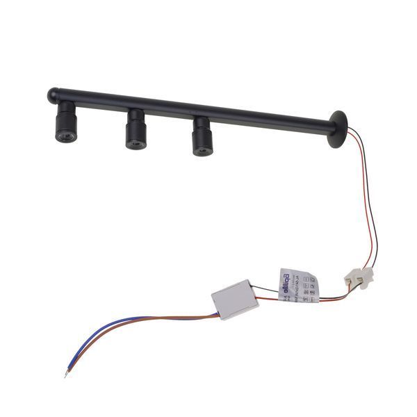 Подсветка светодиодная настенная накладная AL-541/3*1W NW LED BK 27-063 фото