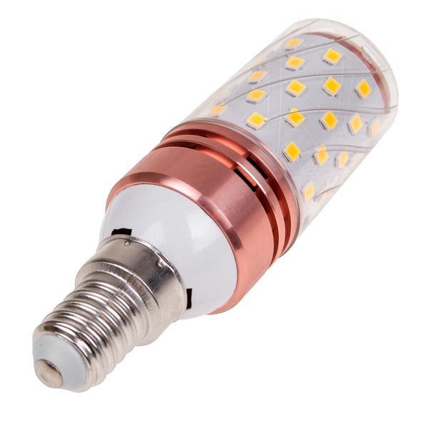 Лампа світлодіодна LED 12W E14 WW T30 33-618 фото