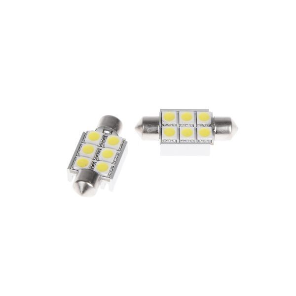 Лампа автомобільна світлодіодна LED SV8.5 CW (Festoon) 36mm 12V l65-008 фото