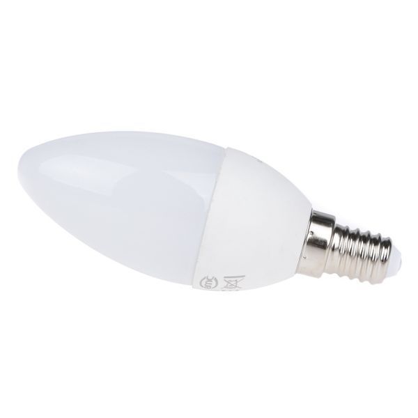 Лампа світлодіодна LED 5W E14 WW C37-PA 220V L155-010 фото
