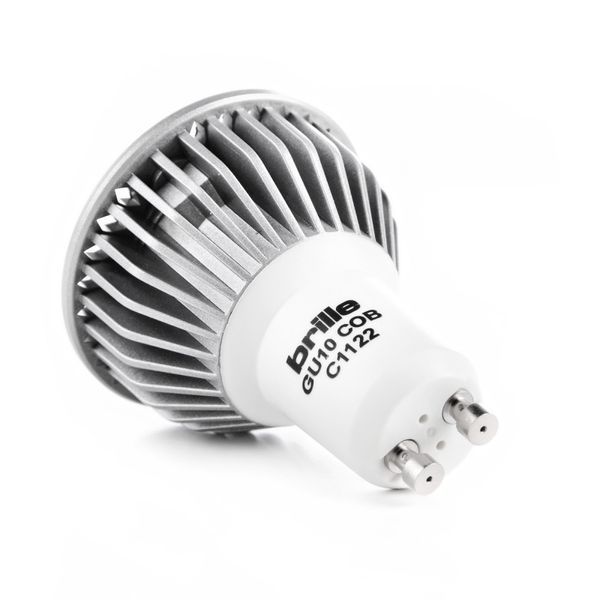 Лампа светодиодная LED 3.5W GU10 COB CW MR16 220V 128161 фото