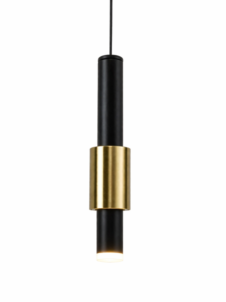 Люстра подвесная светодиодная AL-741S/1 5W WW BK+BRONZE 24-058 фото