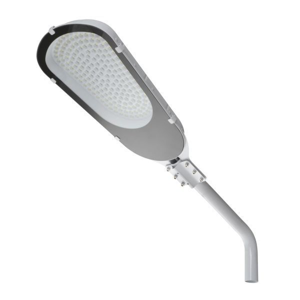 Світильник консольний на стовп LED IP65 HL-601/100W CW WH/BK 32-707 фото