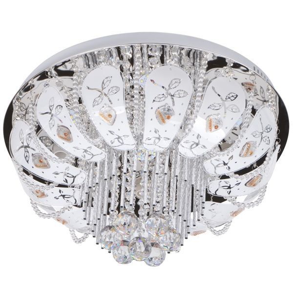 Люстра торт стельова з пультом LED E14 40W WH (BCL-645C/6) 22-757 фото