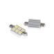 Лампа автомобільна світлодіодна LED SV8.5 CW (Festoon) 39mm 12V l65-009 фото 2