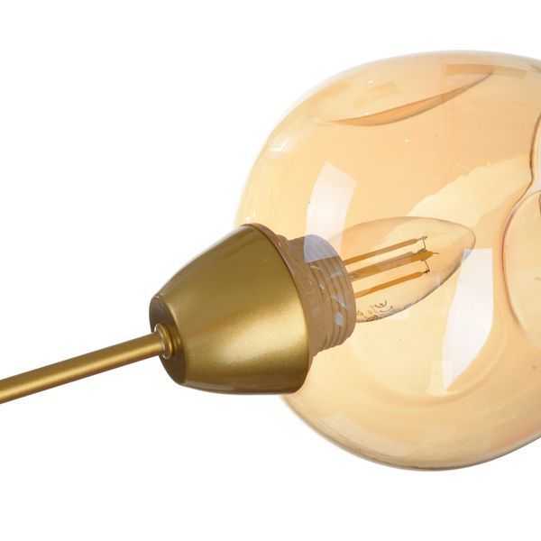 Люстра стельова Е27 60W G (BR-01 612C/6) 24-764 фото