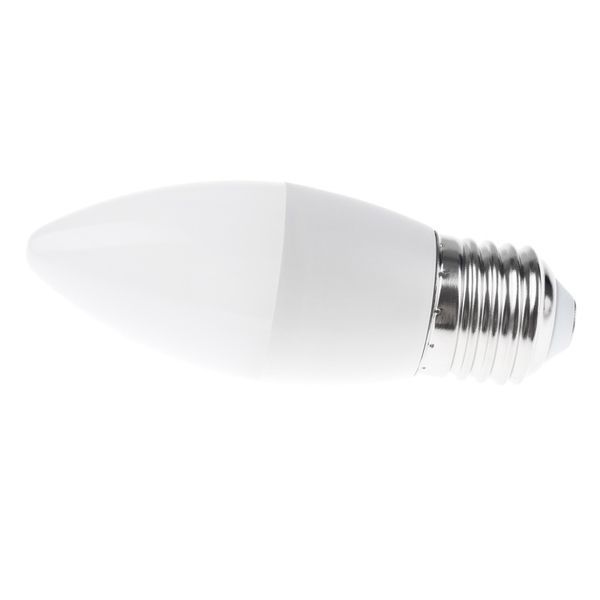 Лампа світлодіодна LED E27 5W NW C37-PA 220V 32-498 фото