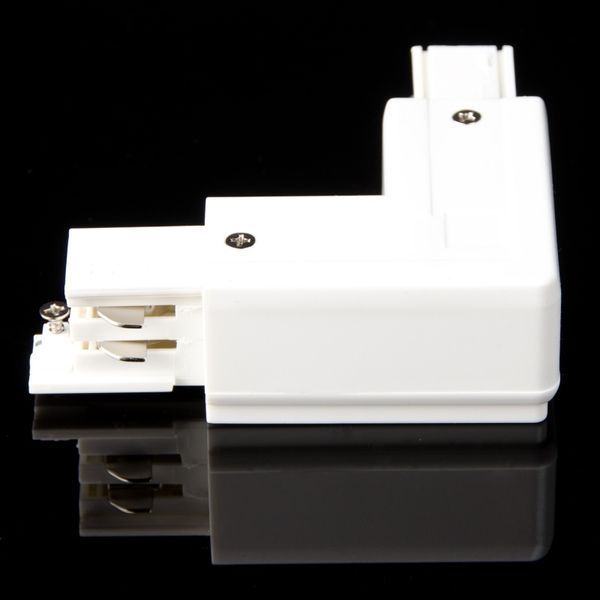 Соединитель для шинопровода L-образный левый HD-18L WH L l107-011 фото