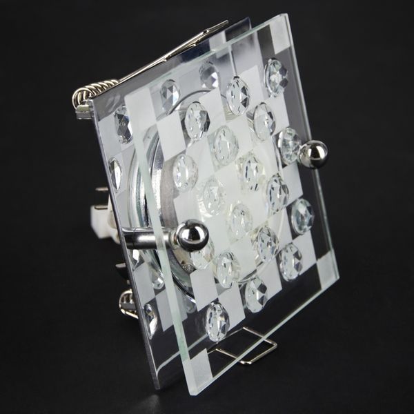 Світильник точковий декоративний HDL-G120 CHR/WHITE MR16 162230 фото