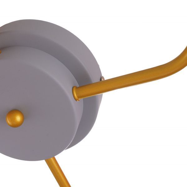 Люстра стельова в хол LED 30W WW+NW+CW GY (BR-01 640C/4) 24-812 фото