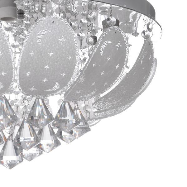 Люстра торт потолочная с пультом LED E14 60W RGB WH (BCL-649S/5) 22-763 фото