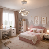 Люстра світлодіодна підвісна для холу 44W WW+NW+CW RM CH (BR-982S/1) 22-859 фото