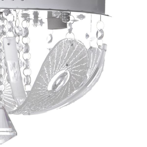 Люстра торт стельова з пультом LED E14 60W RGB WH (BCL-650S/3) 22-764 фото