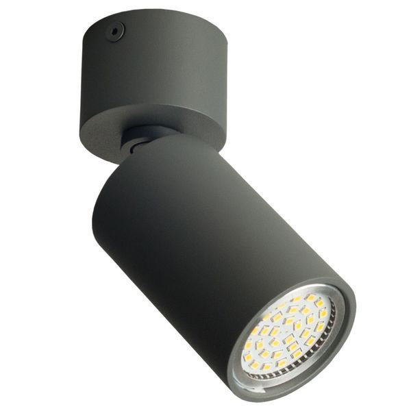 Підсвітка тубус накладна поворотна AL-79/1 GU10 SGY IP20 26-810 фото