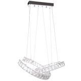 Люстра підвісна кришталева LED 42W WW+NW+CW CH (BL-365S/2) 22-614 фото