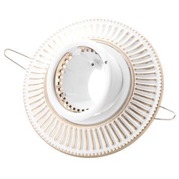 Світильник точковий декоративний HDL-M15 MR16 WH/G l13-164 фото