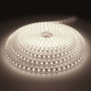 Світлодіодна стрічка вологозахищена теплий відтінок 12V 14.4W 2835 CW IP65 1m (BY-010/60) L108-004 фото