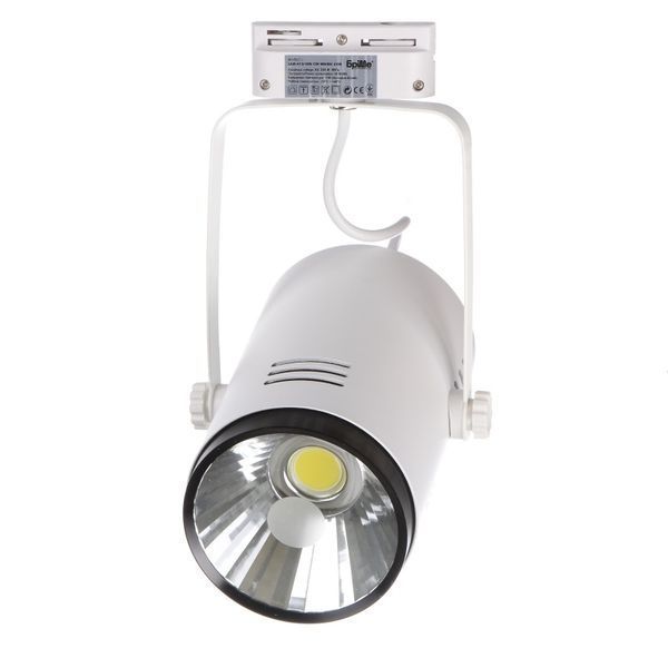 Світильник трековий поворотний LED 413/30W CW WH/BK COB 32-074 фото