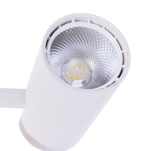 Світильник трековий поворотний LED KW-233/20W CW WH 33-066 фото