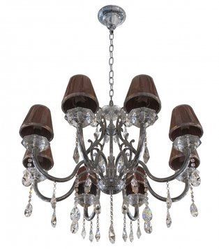 Люстра підвісна з абажуром класична E14 60W CH (BCL-309S/8) 186390 фото