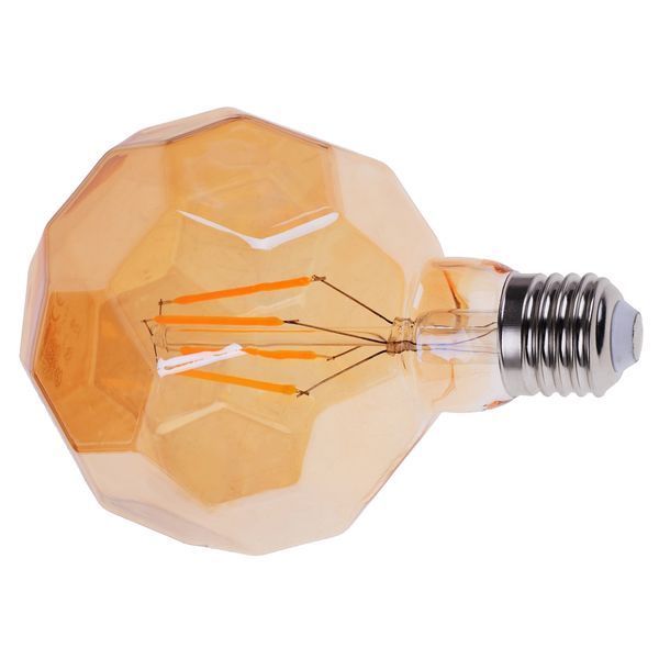 Лампа светодиодная LED 6W E27 COG WW LB Amber 220V 33-613 фото