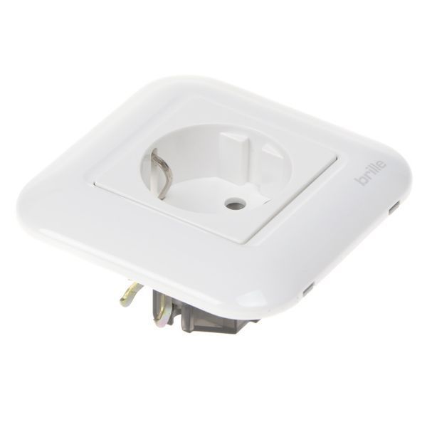 Розетки з заземленням TB-1RZ WHite 135240 фото