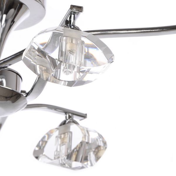 Люстра стельова галогенна G9 40W CHR (BR-01151C/6) l38-125 фото
