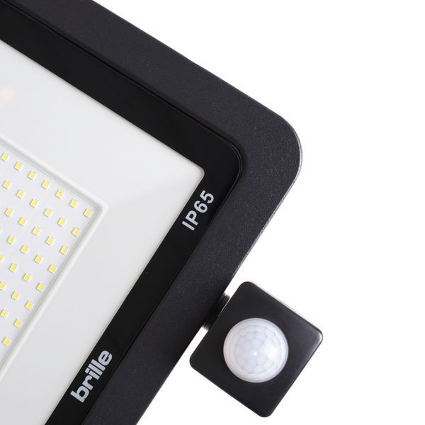 Світлодіодний прожектор з датчиком руху HL-19P/150W CW IP65 33-078 фото