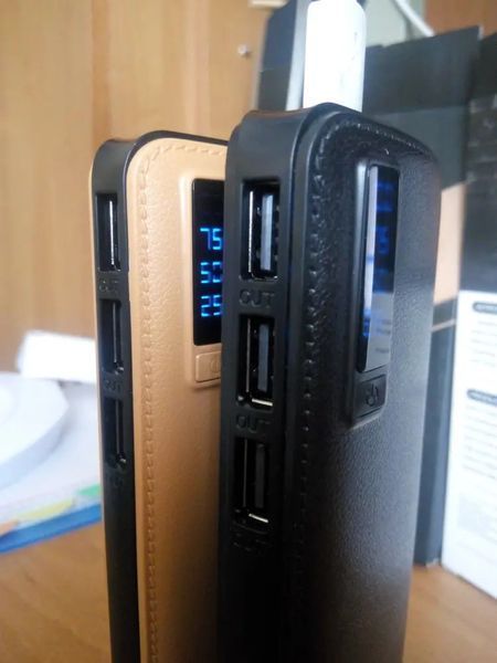 Універсальна мобільна батарея Power Box (повербанк) 20 000mAh black pw-20 фото