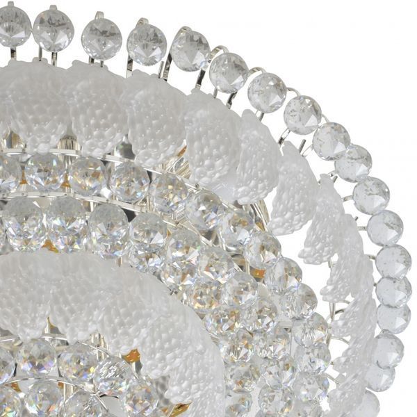 Люстра торт стельова з підсвічуванням LED E14 40W SL (BCL-396S/10) l116-022 фото