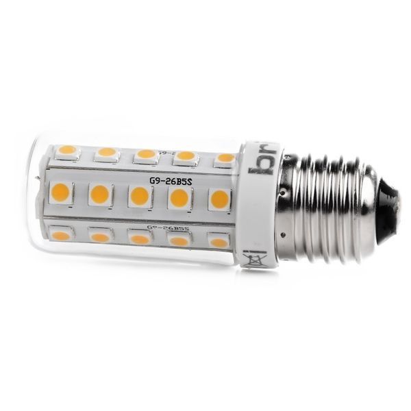 Лампа світлодіодна LED 4.2W E27 WW T30 220V L27-029 фото