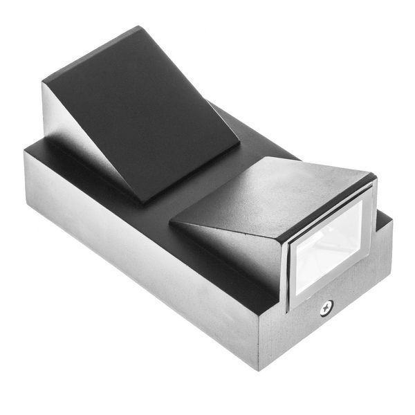 Підсвітка LED фасадна IP65 AL-224/2х3W NW COB BK 34-185 фото