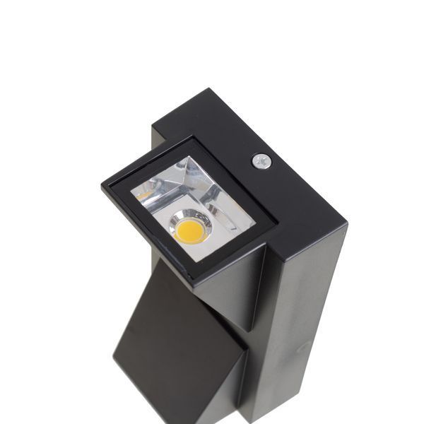 Підсвітка LED фасадна IP65 AL-224/2х3W NW COB BK 34-185 фото