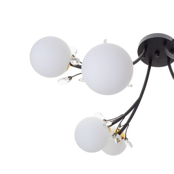 Люстра стельова G9 160W BK (BL-671C/8) 24-928 фото