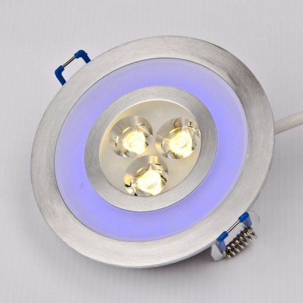 Світильник точковий LED-103A/3W WW+2W Blue 60 l60-007 фото
