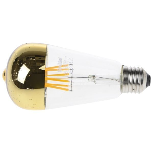 Лампа світлодіодна LED 6W E27 COG WW ST64 G 220V 32-361 фото