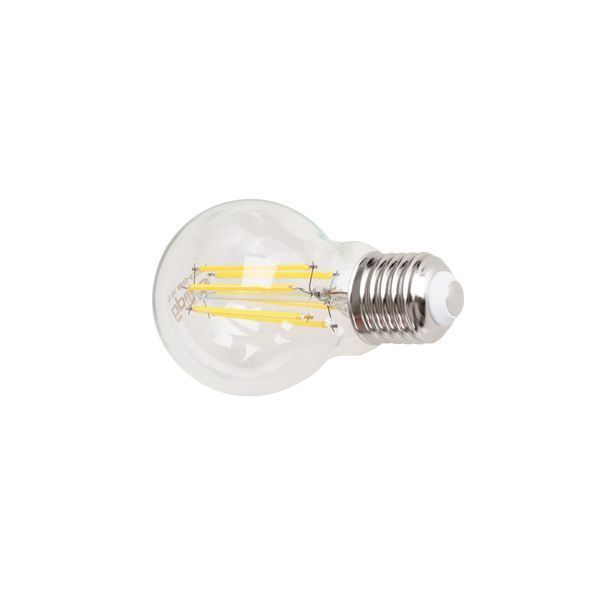 Лампа світлодіодна LED 6W E27 COG NW A60 230V 33-696 фото