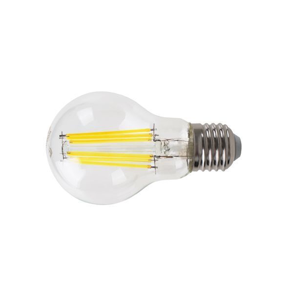 Лампа світлодіодна LED 6W E27 COG NW A60 230V 33-696 фото